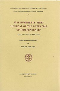 W. H. Humphreys' first "Journal of the Greek war of independence" 