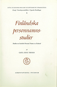 Finländska personnamnsstudier
